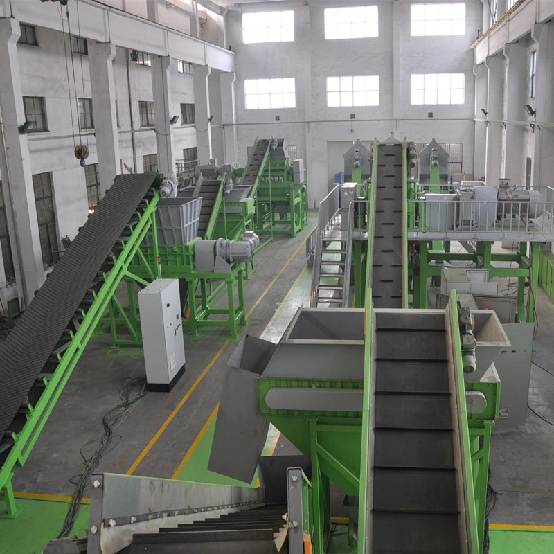 Fully Automatic Waste Tyre Recycling Production Line to Make Fine Crumb Rubber with Complete Environmental