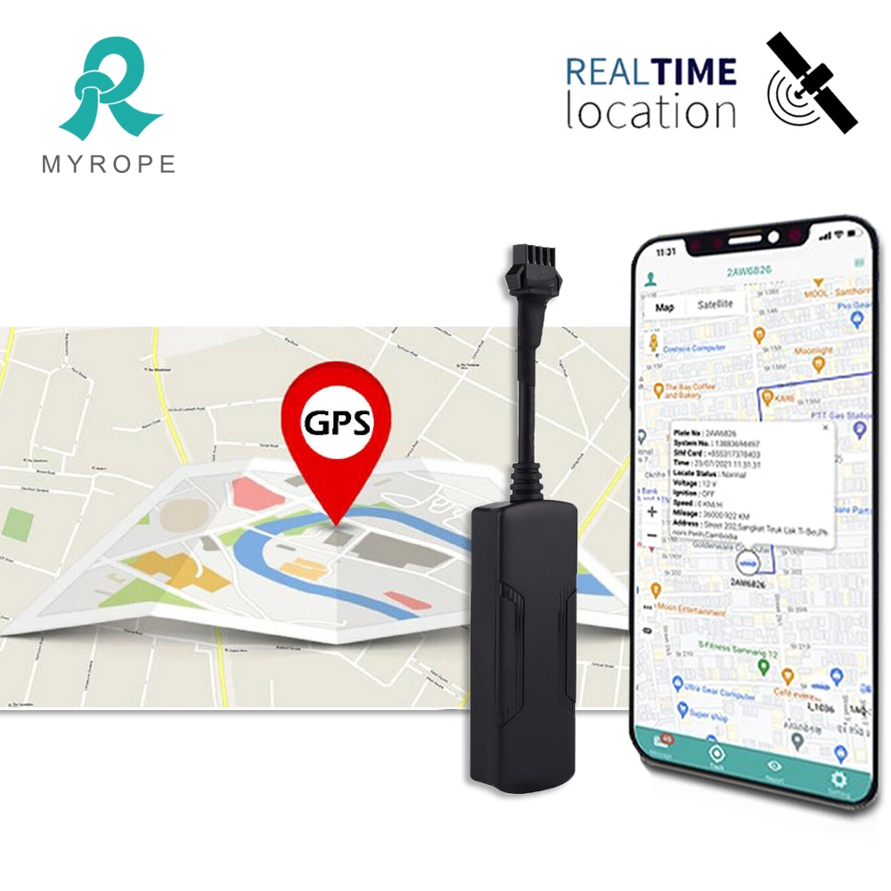 China Mini GSM Tracker GPS Dispositivo de rastreo de vehículos de alquiler de moto motocicleta con motor apagado