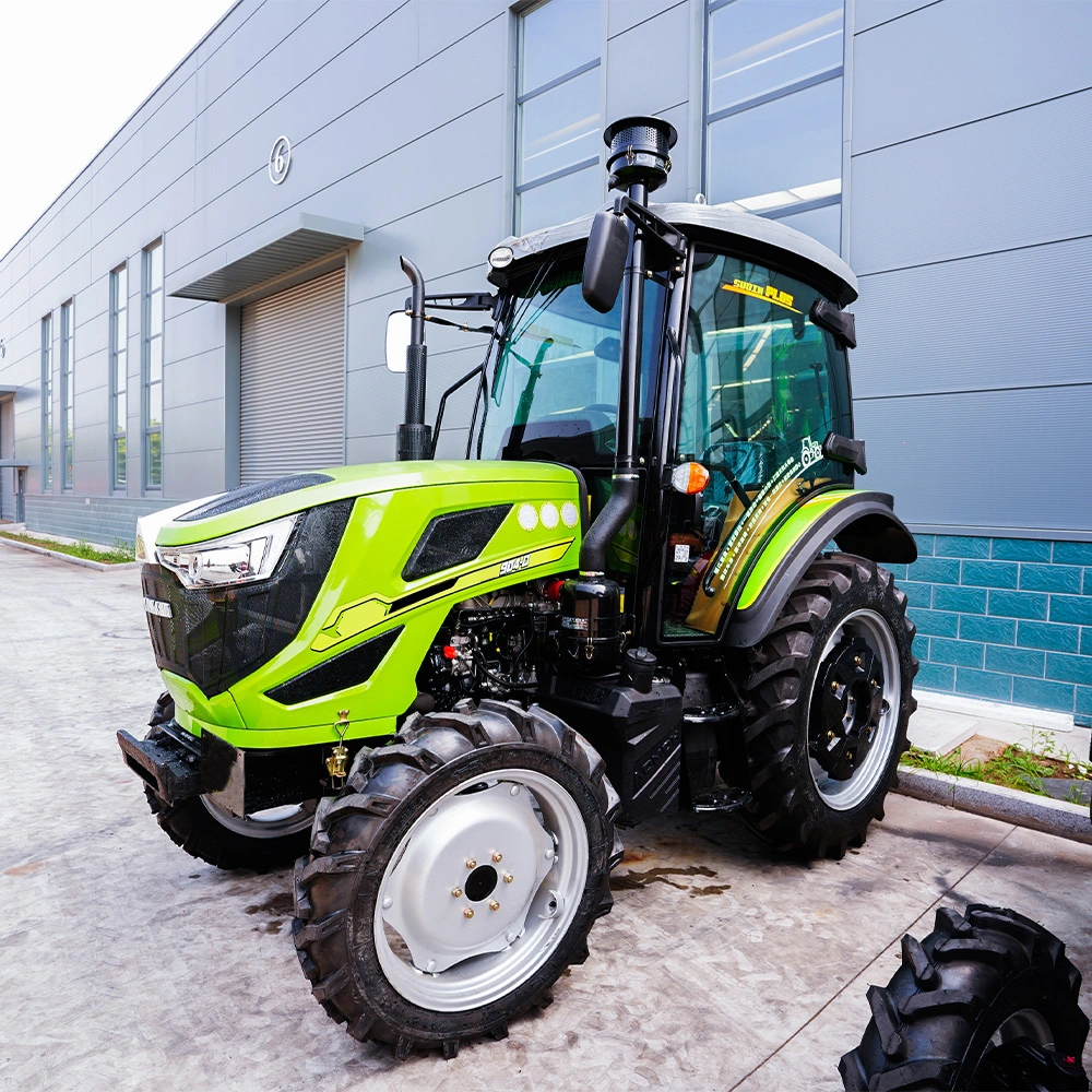 CE Certificated Factory Price 4X4 Compact 90HP Tractor with Loader and Backhoe with Environmental