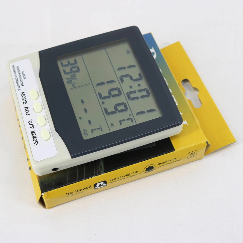 Higrómetro termohigrómetro, Hytro-Thermometer,, Termómetro Digital Psychrometer (HTC-8)
