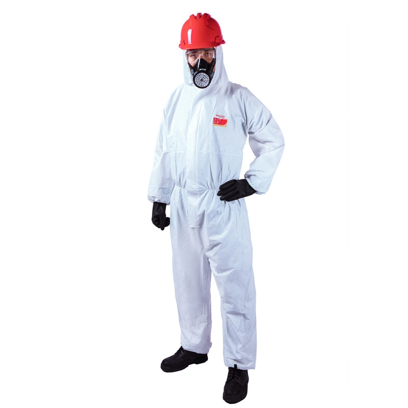 Disposable Asbestos Full Waterproof SMS Protective Suit