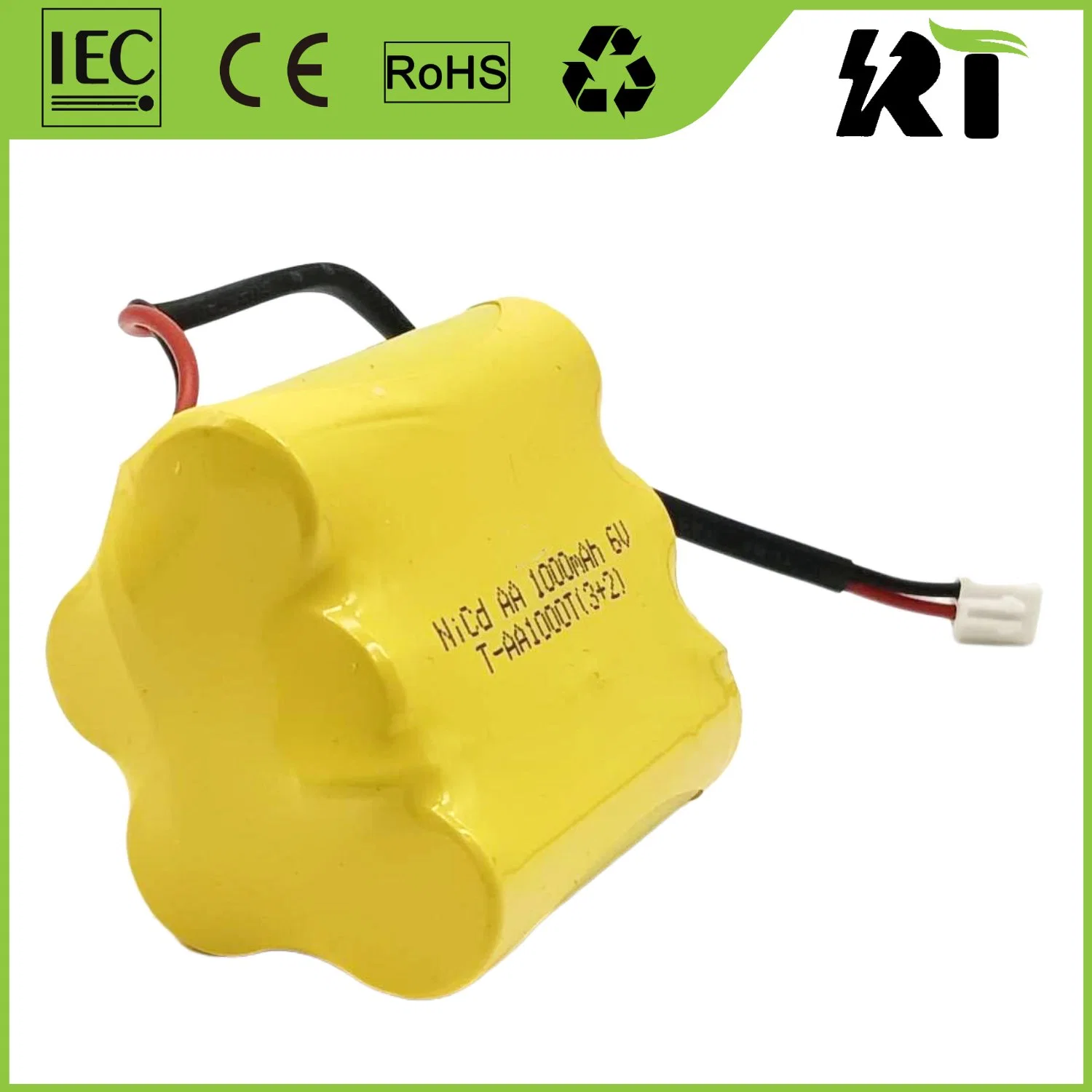 RT Mayoreo AA ni-CD cilíndrico 1,2V 1500mAh SC recargable NiCd Batería 1,2V para RC Electronic Power Toys