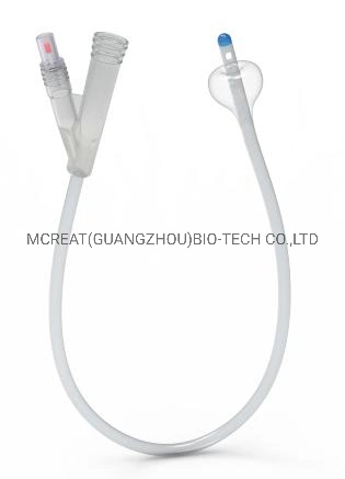 PVC Foley Catheter Foley Catheter Disposable Sterile with PU Material Cuff Medical Product