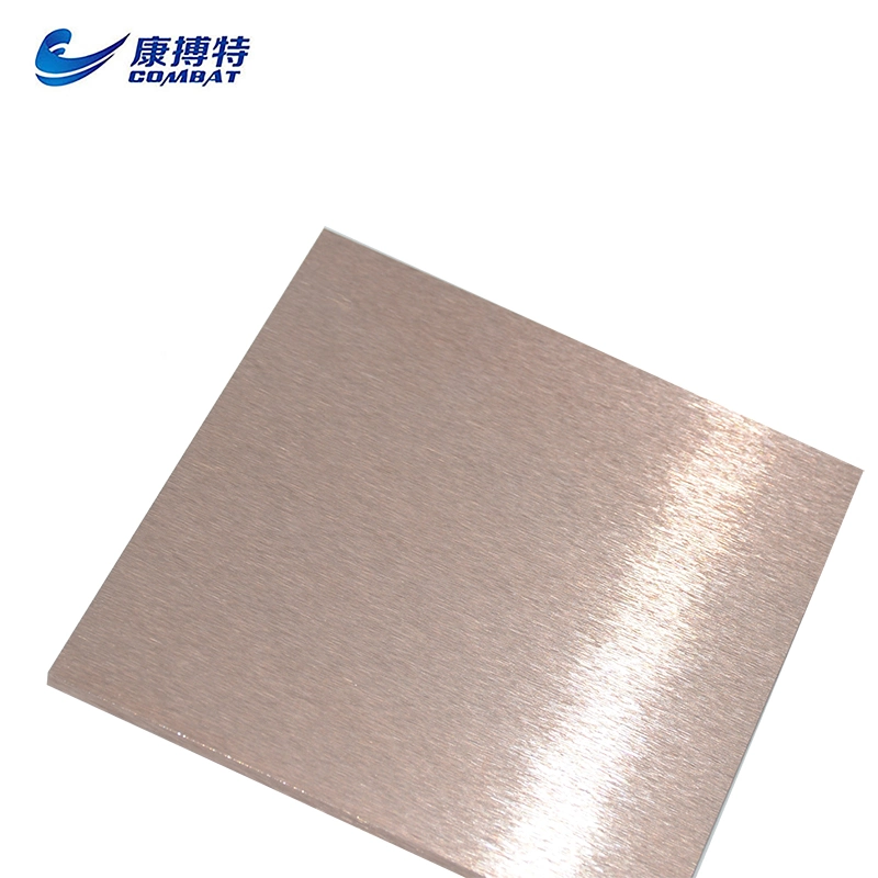 Chinese Manufacturer Tungsten Copper Alloy Plate, Cuw Plate with Custom Size