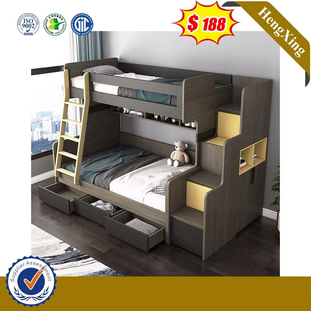 Children Bedroom Furniture Sets Multifunction Baby Mediterranean Style Modern Wooden Bunk Bed