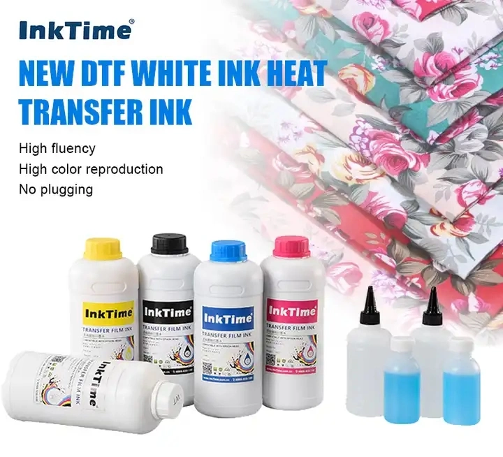 1L Cmykw T-Shirt Supercolor Pigment Water Based Dtf Ink