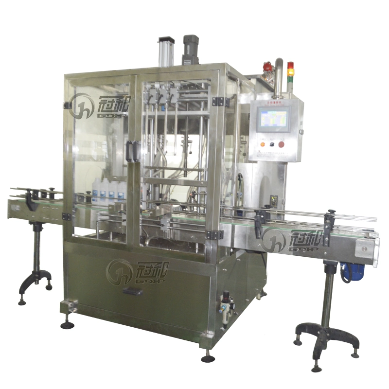 Glass Bottle Mineral Cosmetic Cream Oil Water Yogurt Liquid Filling Machine