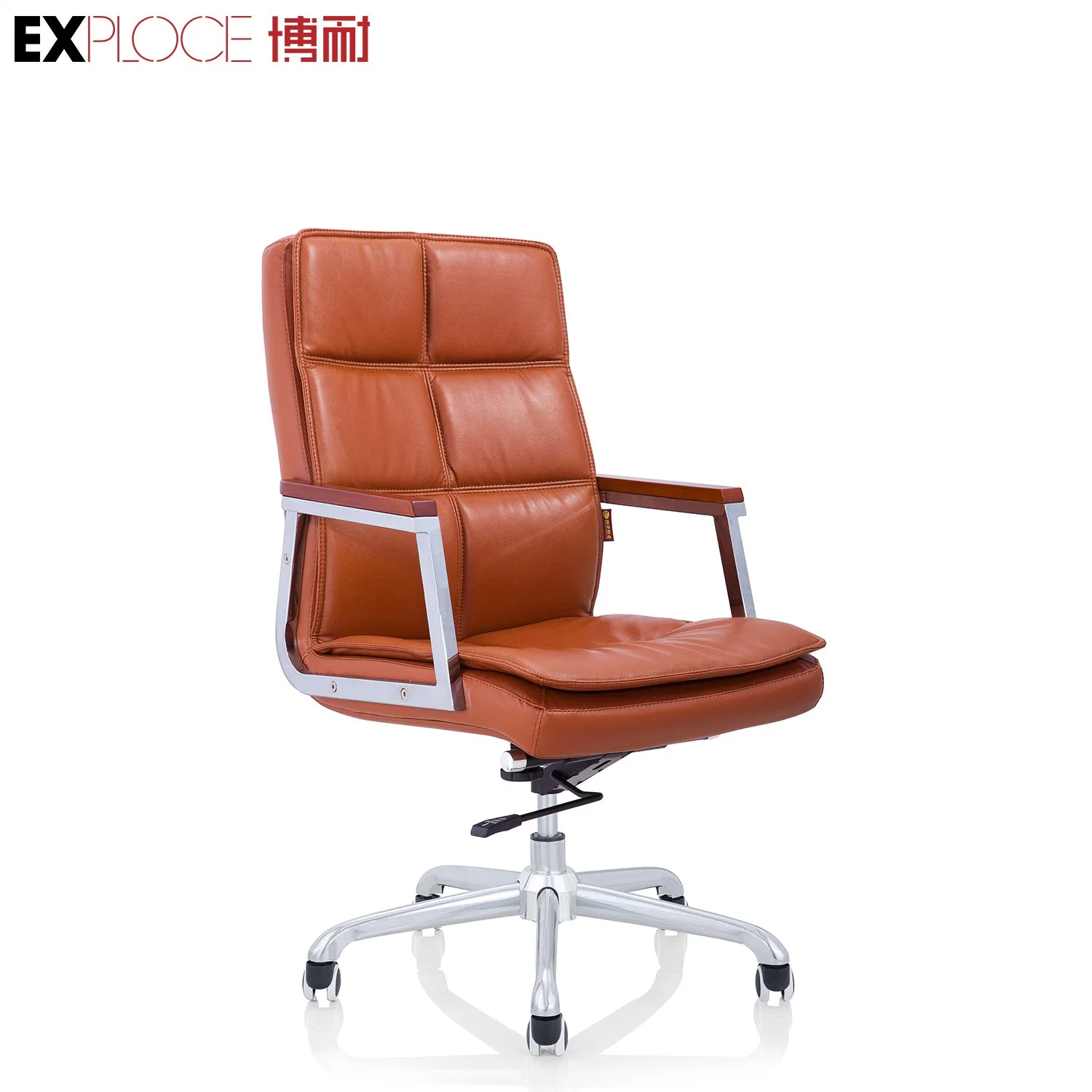 High Back Swivel PU Leather Office Seating Executive Manager Chair Home Furniture