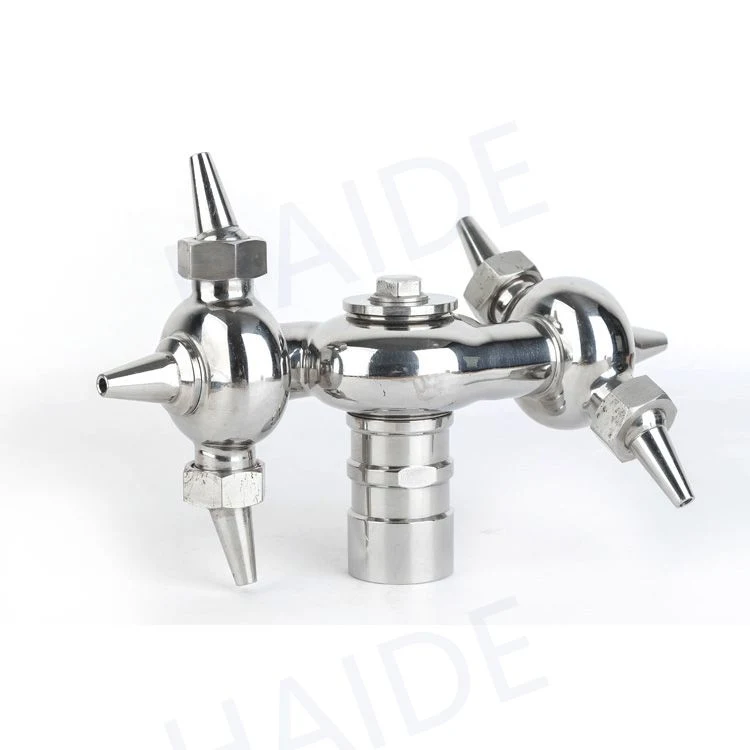 Stainless Steel Thread Rotary Clean Ball SMS Standard Sanitary Hygiene (HD-BVS004)