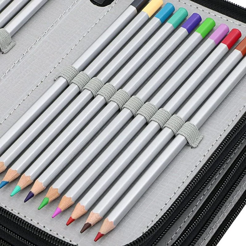 علبة قرطاسية فنية احترافية حقائب غلاف قلم رصاص بلون مائي