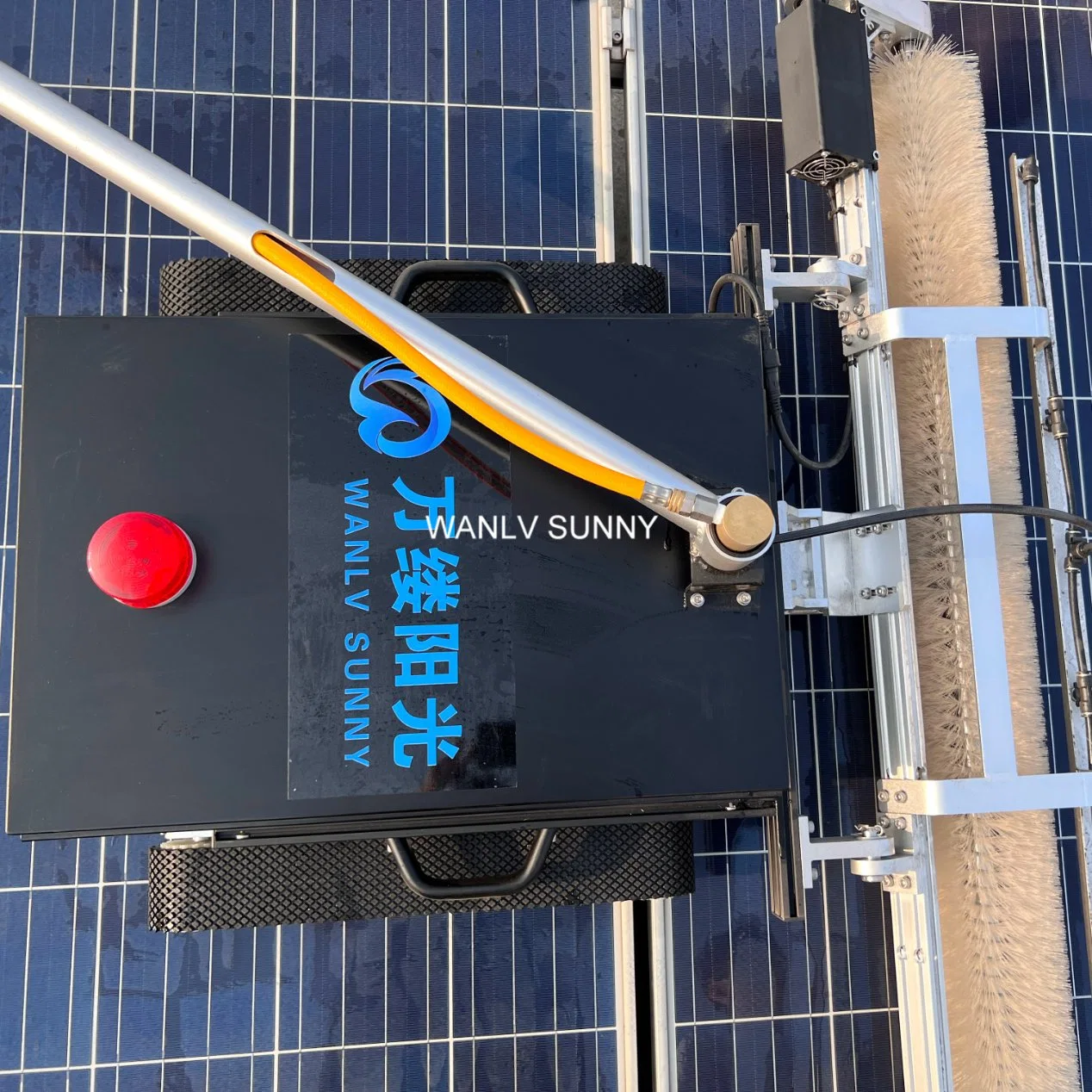Solar Panel Limpieza Robot Solar Reinigung Solar Herramientas de Limpieza para Propietarios de granjas solares comerciales