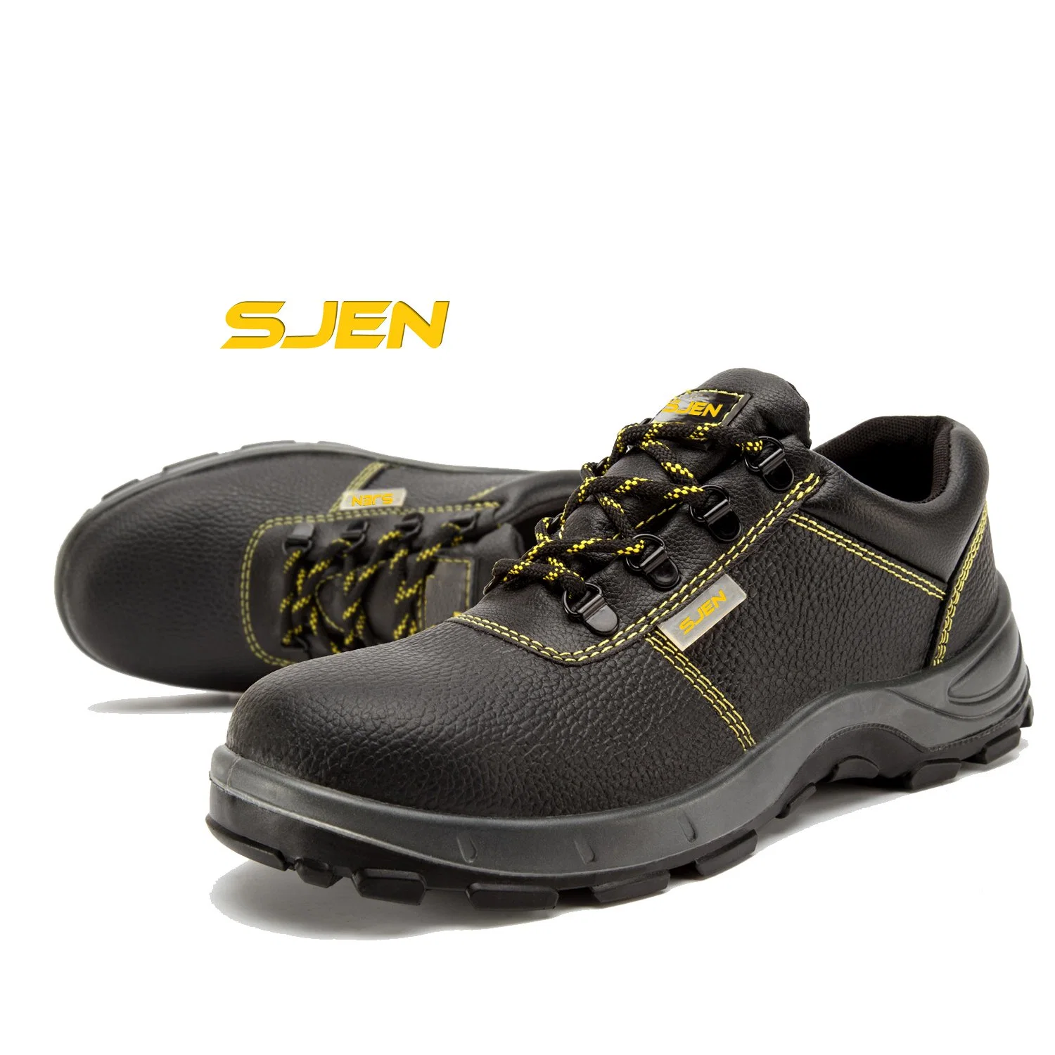 Mg-Ssa003 in Stock Outdoor Low Cut Stylish Safety Shoes with Genuine Leather Upper Safety Working Shoes