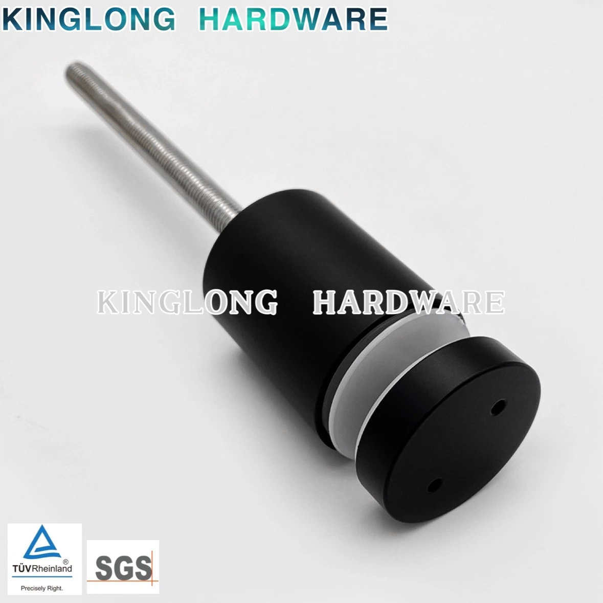 Black304/316 Stainless Steel Balcony Glass Side Mounted Advertising Nails Stair Fittings Glass Fixing Nails