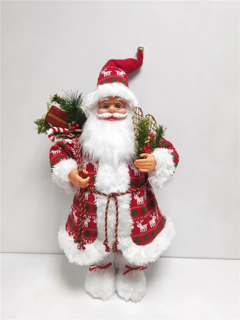 Vacaciones de Navidad Santa Claus para la decoración de Boda regalos de artesanía ornamento gancho suministros