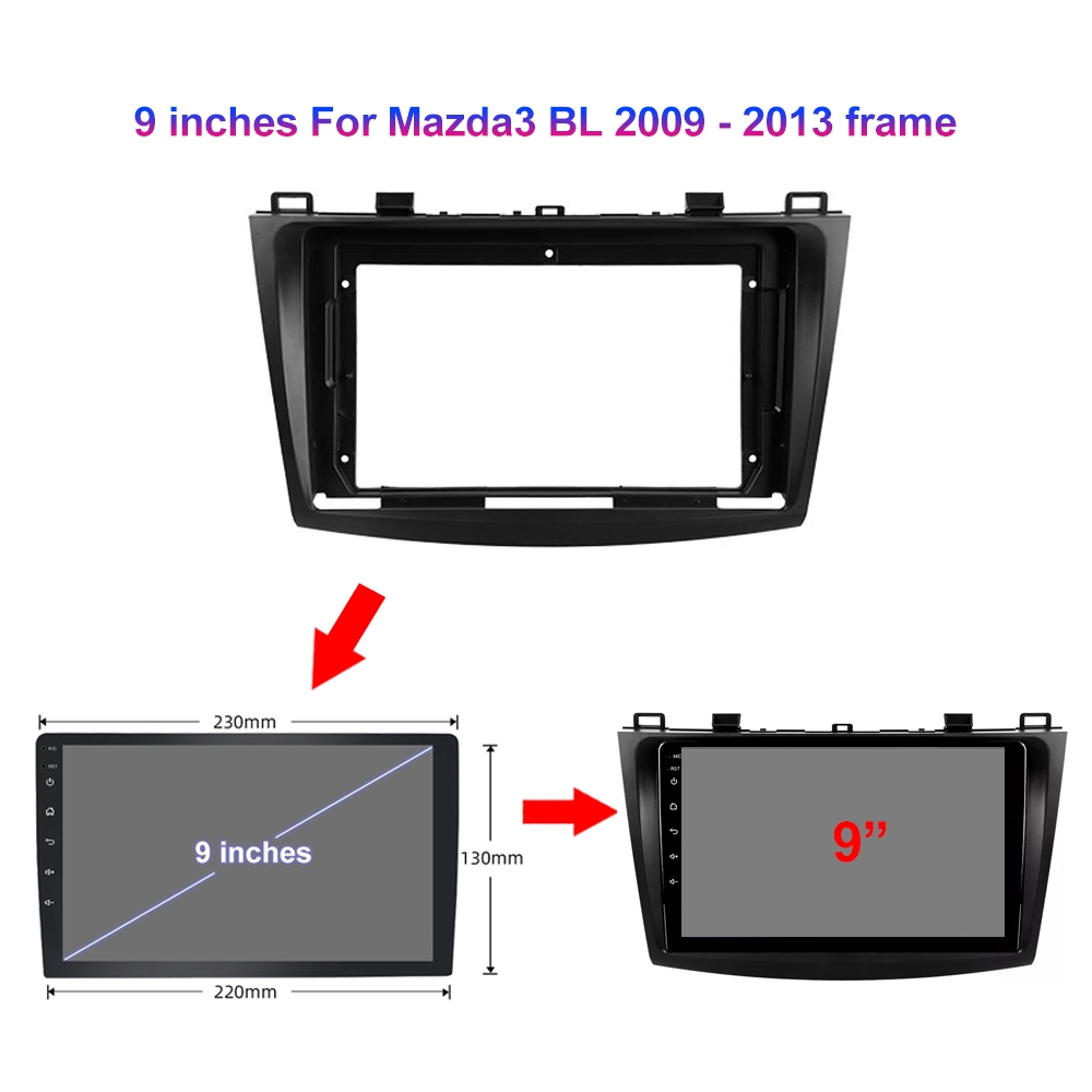 Jmance for Mazda3 Bl 2009 - 2013 Car Radio Audio Multimedia Video Player Navigation Stereo GPS Android 9 Lnch