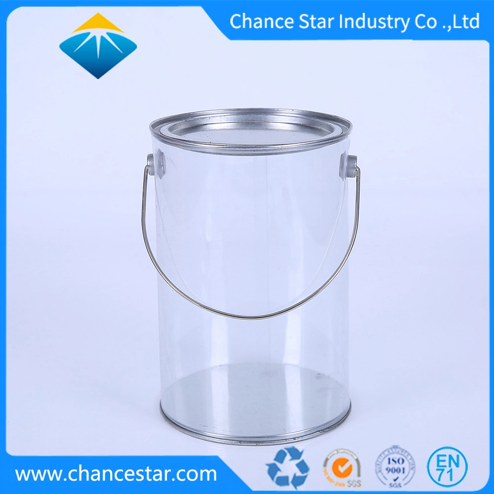 Good Quality Custom PVC Tube Packaging with Tin Cap and Bottom