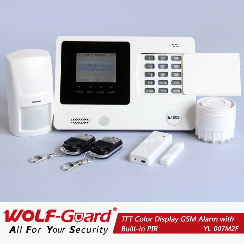 GSM Home Security Burglar Alarm System with Color Screen