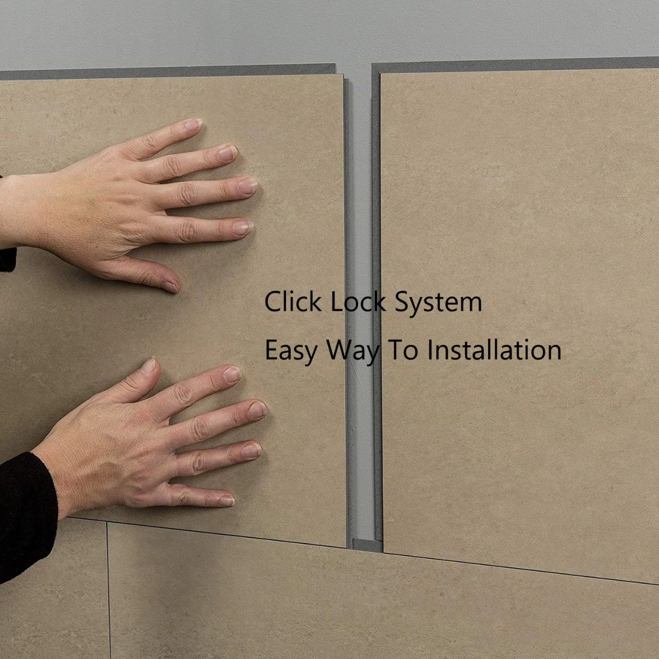 Wasserdichte Click Lock PVC Material Kunststoff Marmor Bodenabdeckung für Wände