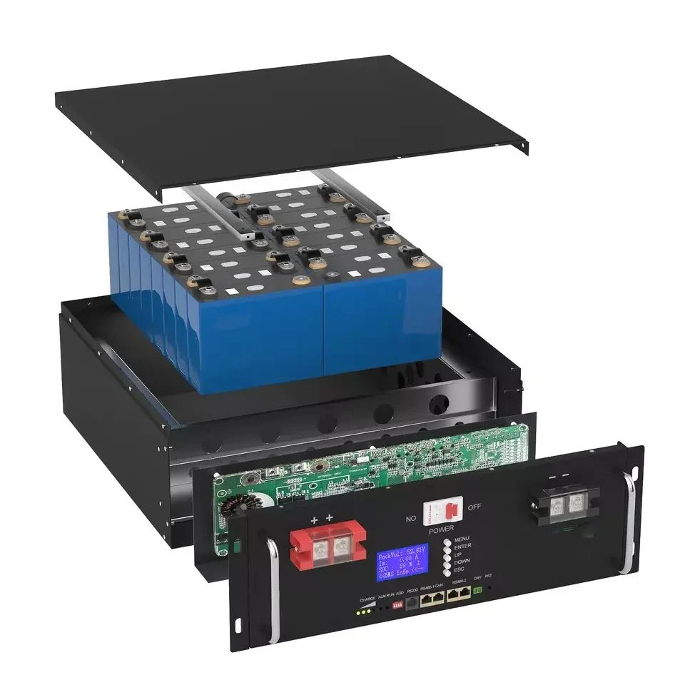 Batería de litio Parallelable 50Ah 130Ah 100Ah 200AH 5kwh de energía solar del gabinete de almacenamiento de energía 51,2V 48V Batería LiFePO4