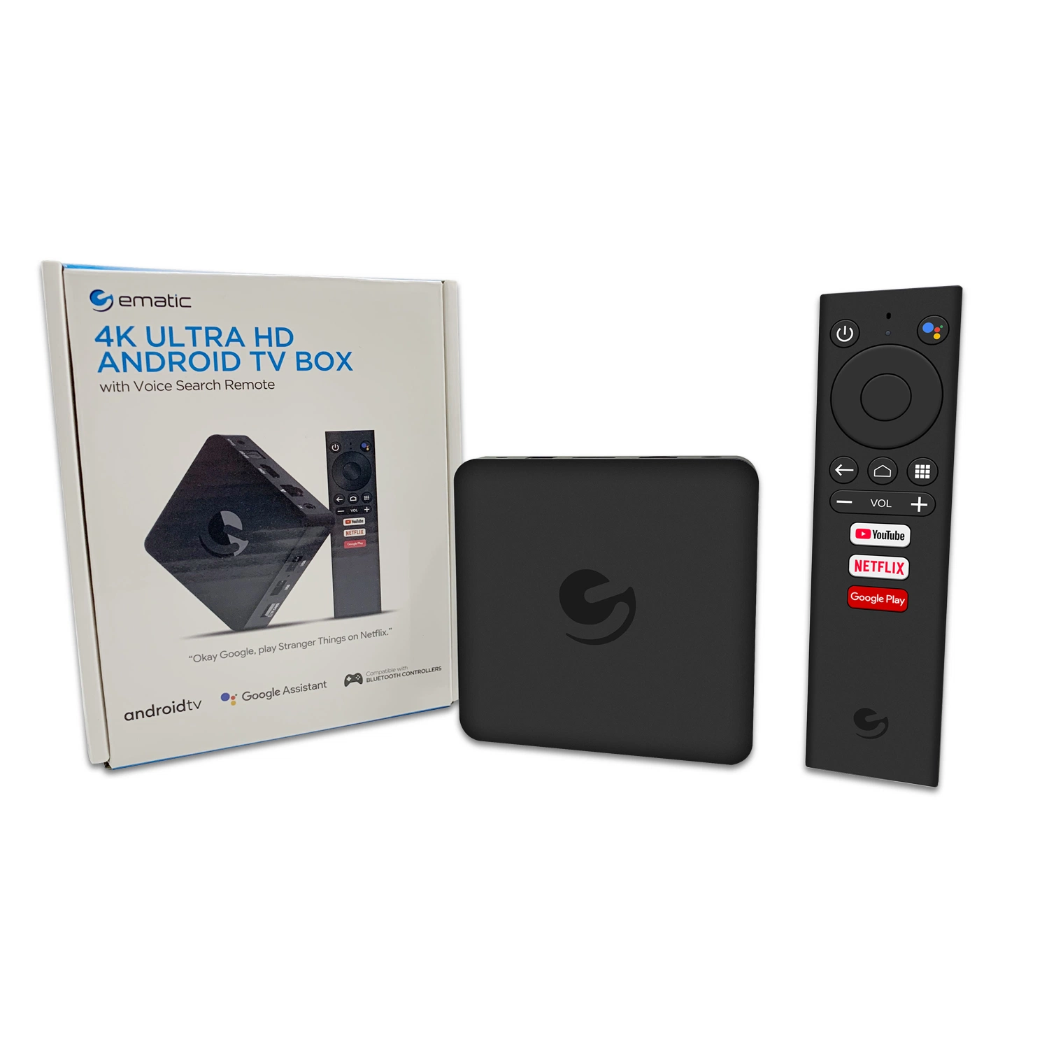 Ematic Agt419 2 ГБ 8 ГБ Google Certified Internet Ott Android TV Коробка