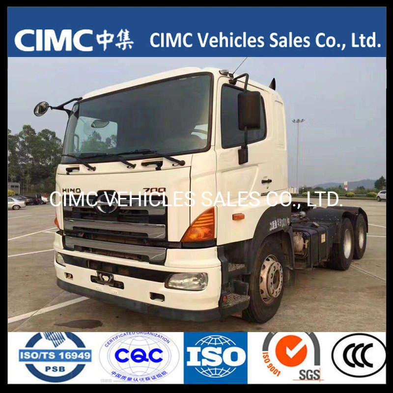 Japanese Truck China Hino 700 6X4 10 Wheeler 380HP Tractor Head 25 T