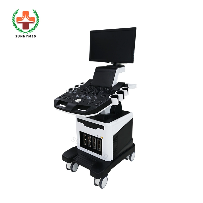 SY-A028d-N Equipo hospitalario pantalla de 21,5" 4D/5D Doppler color Trolley Ultrasound Máquina de buena calidad