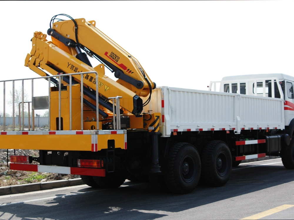 Offizieller mobiler Selbstladewagen mit 8 Tonnen Boom Crane Sq8sk3q