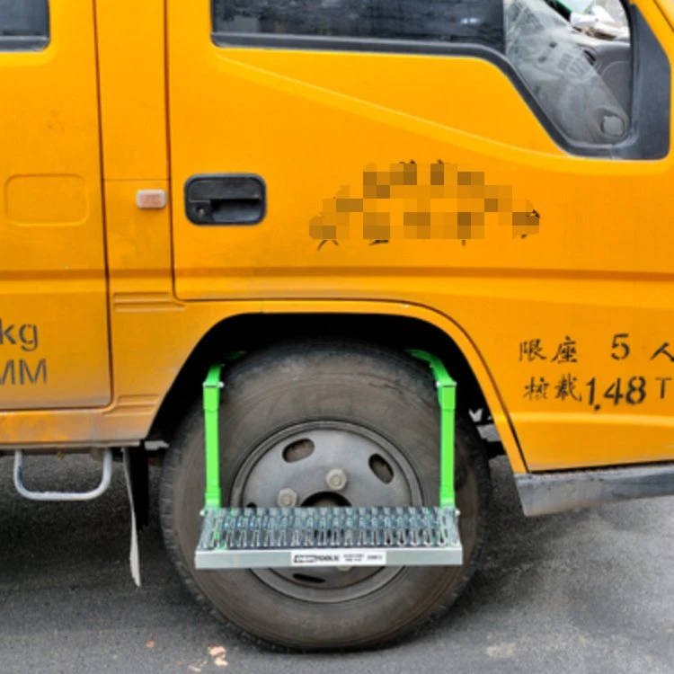 L'acier roue de voiture de service de pneus de camion l'étape réglable