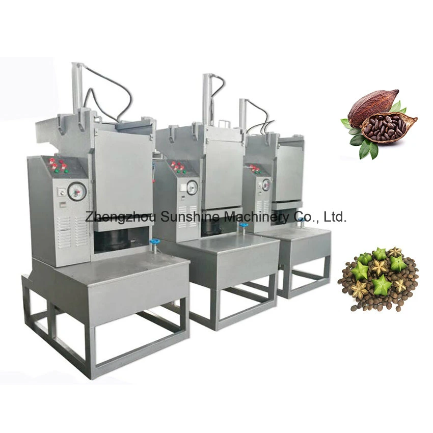 200 Kg/H Cocoa Coffee Bean Sacha Inchi Seeds Oil Press