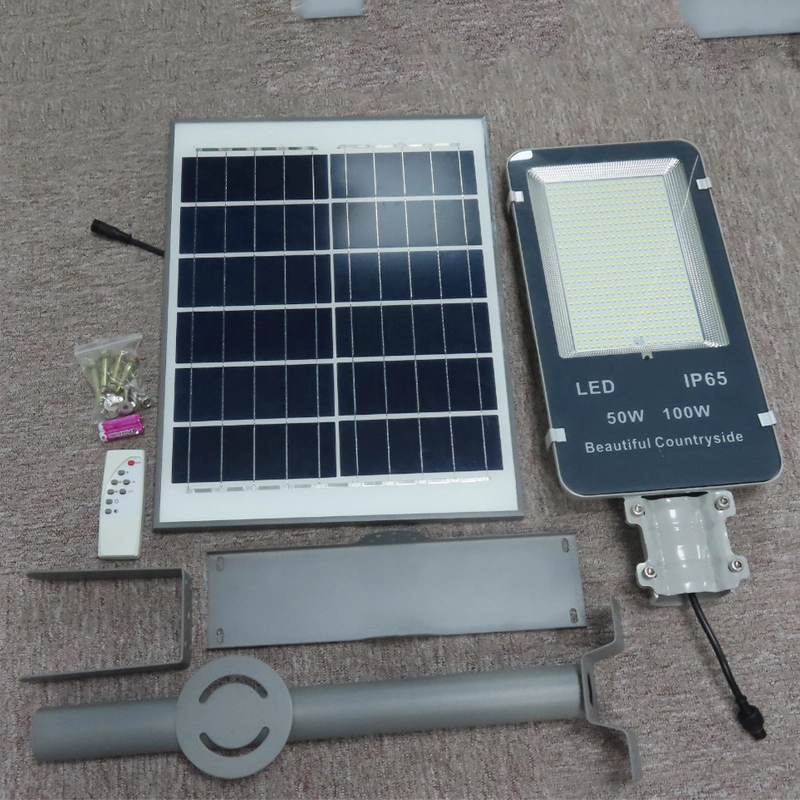 Lithium-Batterie Aluminiumlegierung Wohnbeleuchtung System Solar Street Lamp