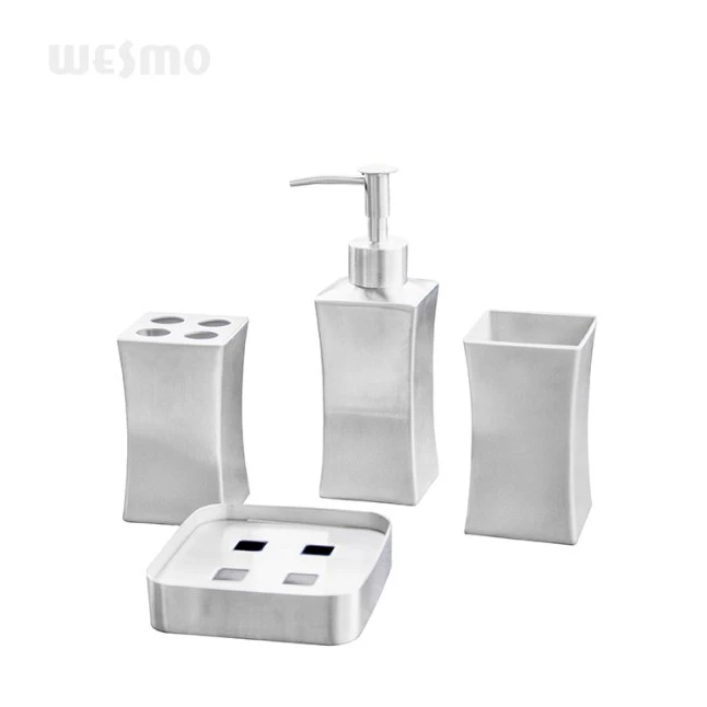 Matt Finish with Slim Waist Stainless Steel Bath Set