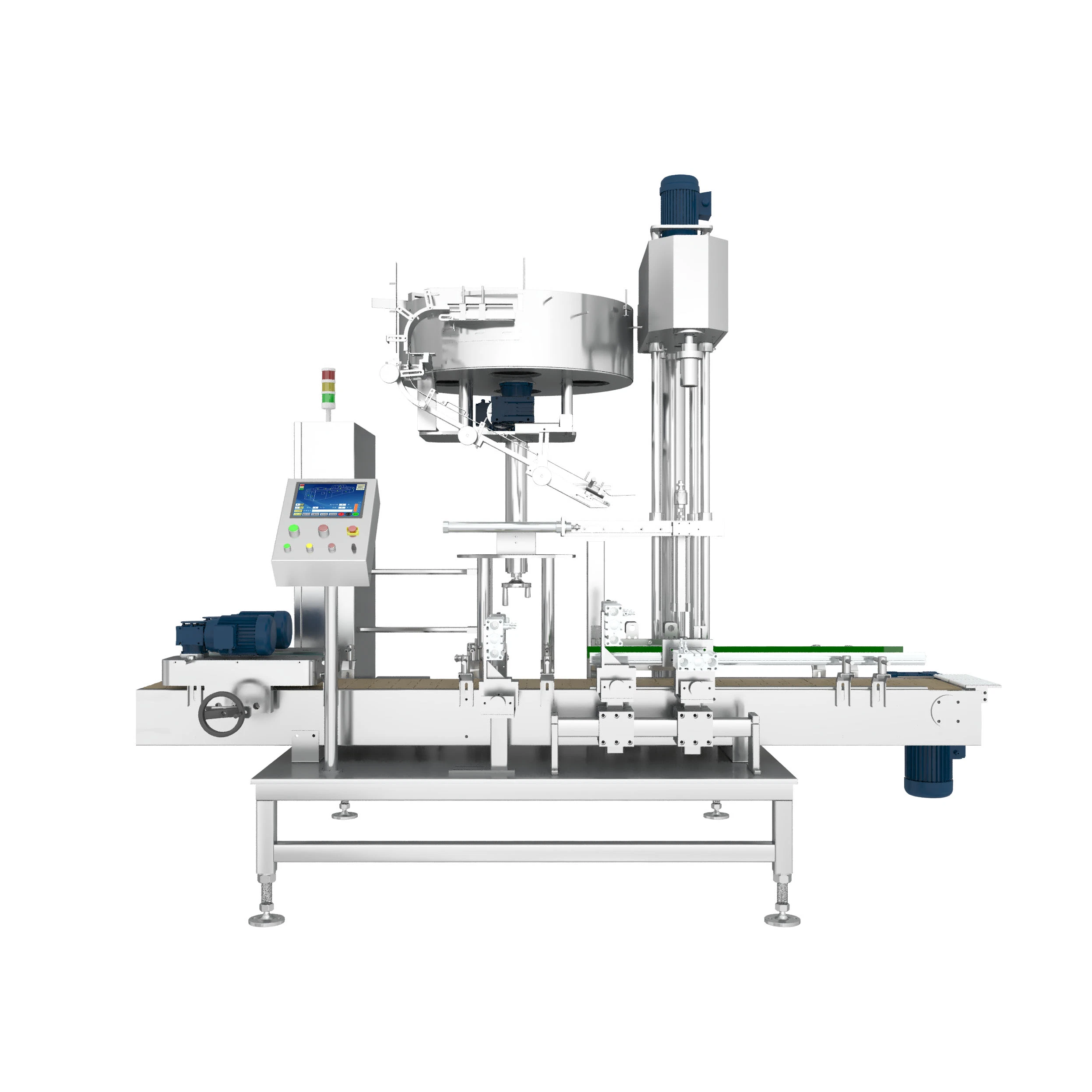 Automatische multifunktionale doppelseitige Etikettiermaschine für quadratische runde Flasche