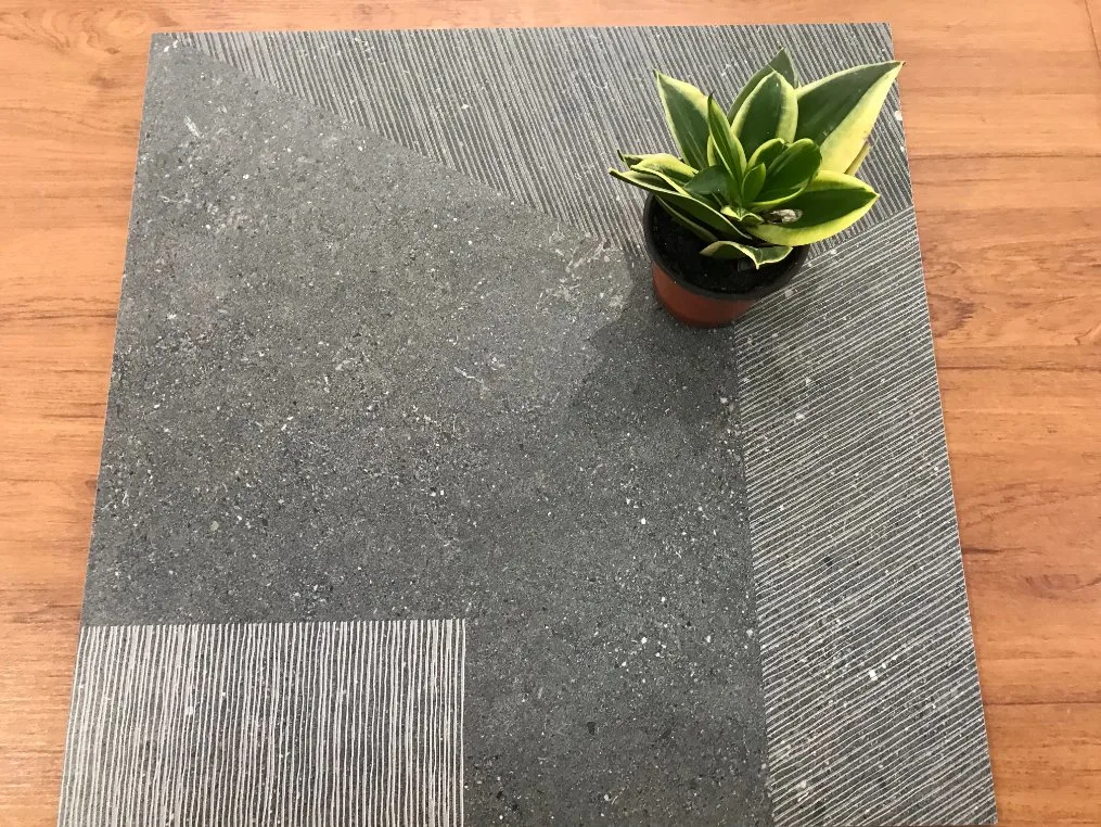 Dark Grey Kitchen Stylish Porcelain Tile Floor Tile