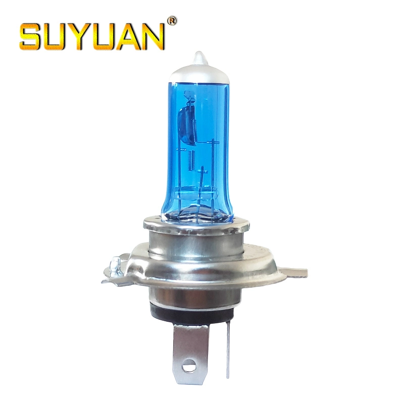 Suyuan Halogen Super White Light Bulb H4 12V60/55W P43t Long Life Car Lamp 500 Hours for Auto Headlights