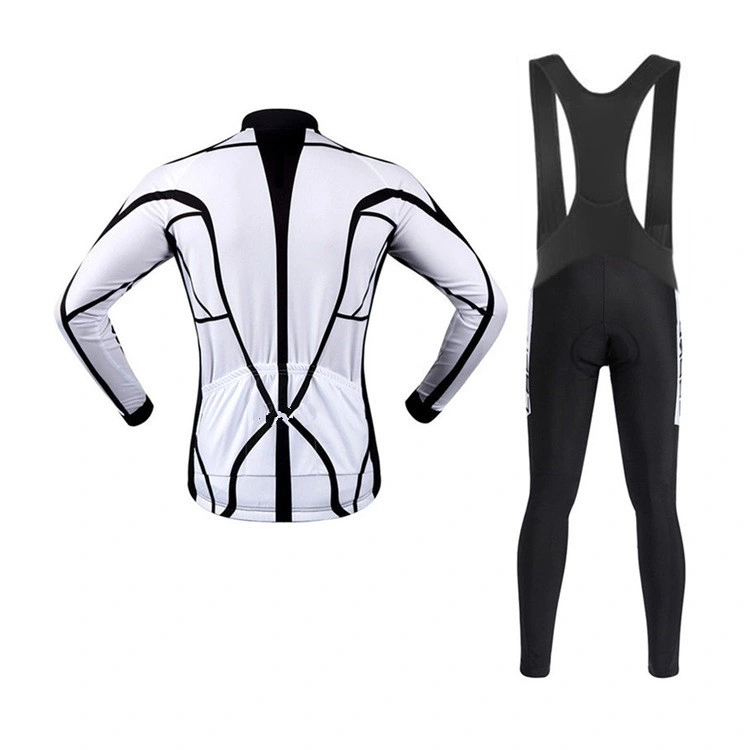 Herren Fahrradbekleidung Set Sublimiertes Fahrradtrikot und Hose Trainingsanzug