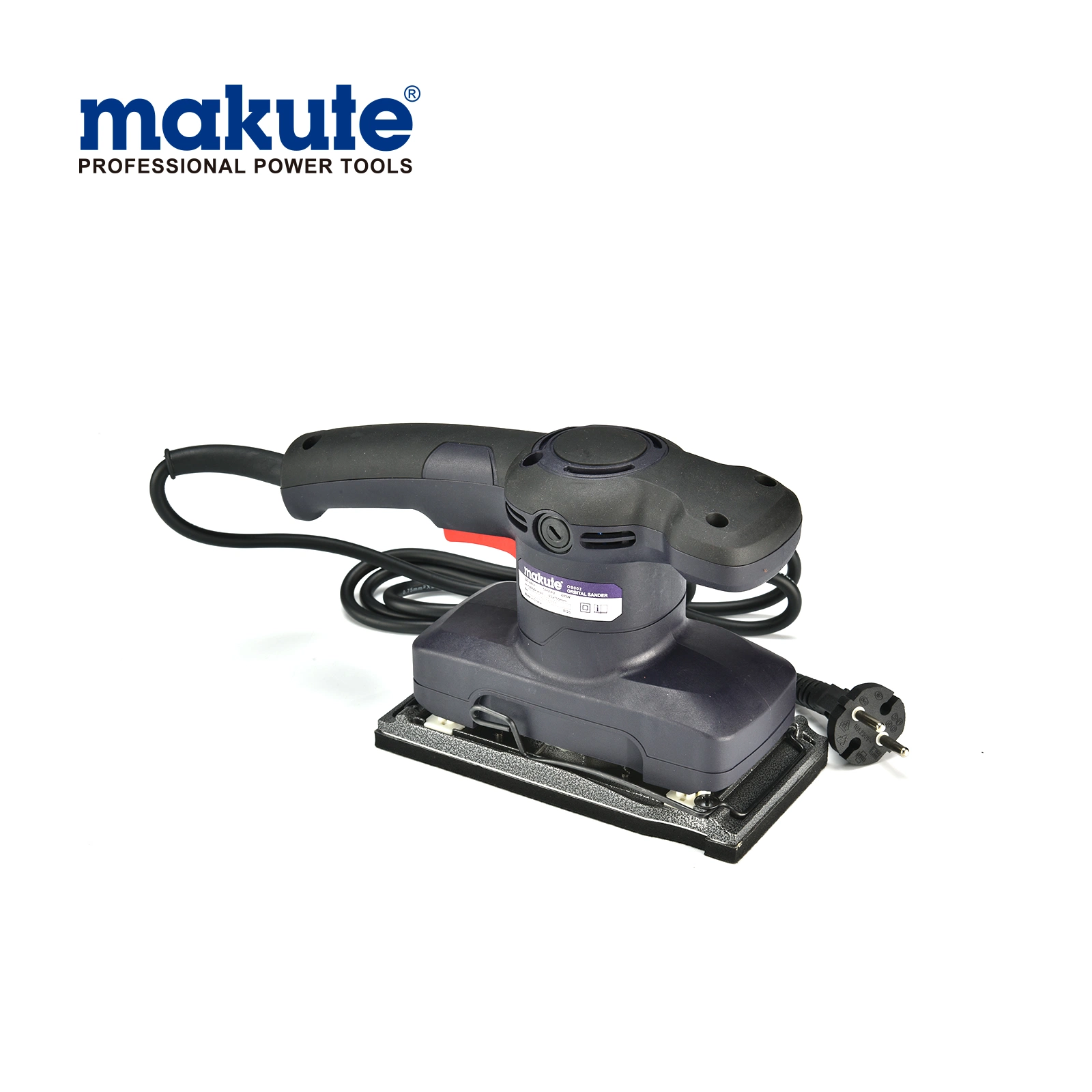 Makute 480W Elektrischer Orbital-Luftschleifer mit Polster Größe 93 * 185mm