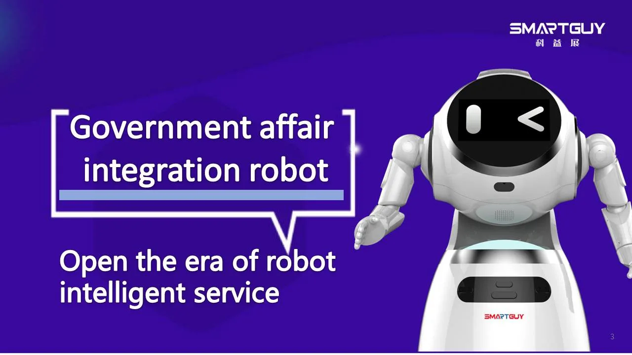 High Effiency Industry Robot with Artificial Intelligence for Governmental Agencies/Bank/Tax/School