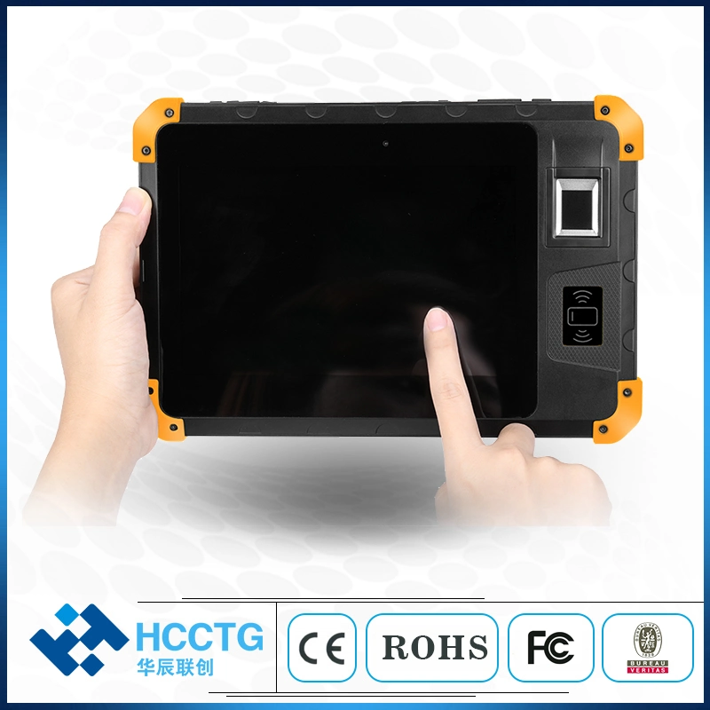 8 Inch Biometric Fingerprint Scanner Industrial Tablet Android PC with NFC Reader