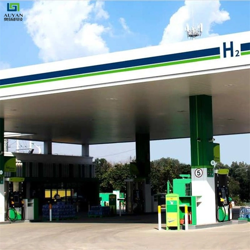 Preço competitivo alta resistência peso leve estrutura de aço gasolina hidrogénio Estação de enchimento de gás