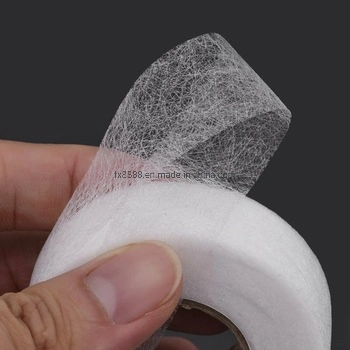 Ligero Web Fusibles Fusibles/Adhesivo Entretela de cinta para la laminación de dos capas