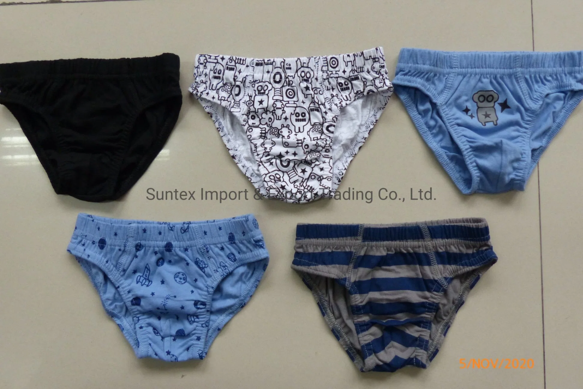 Soft Quality 100% Cotton Kids' Underwear Manufacturer