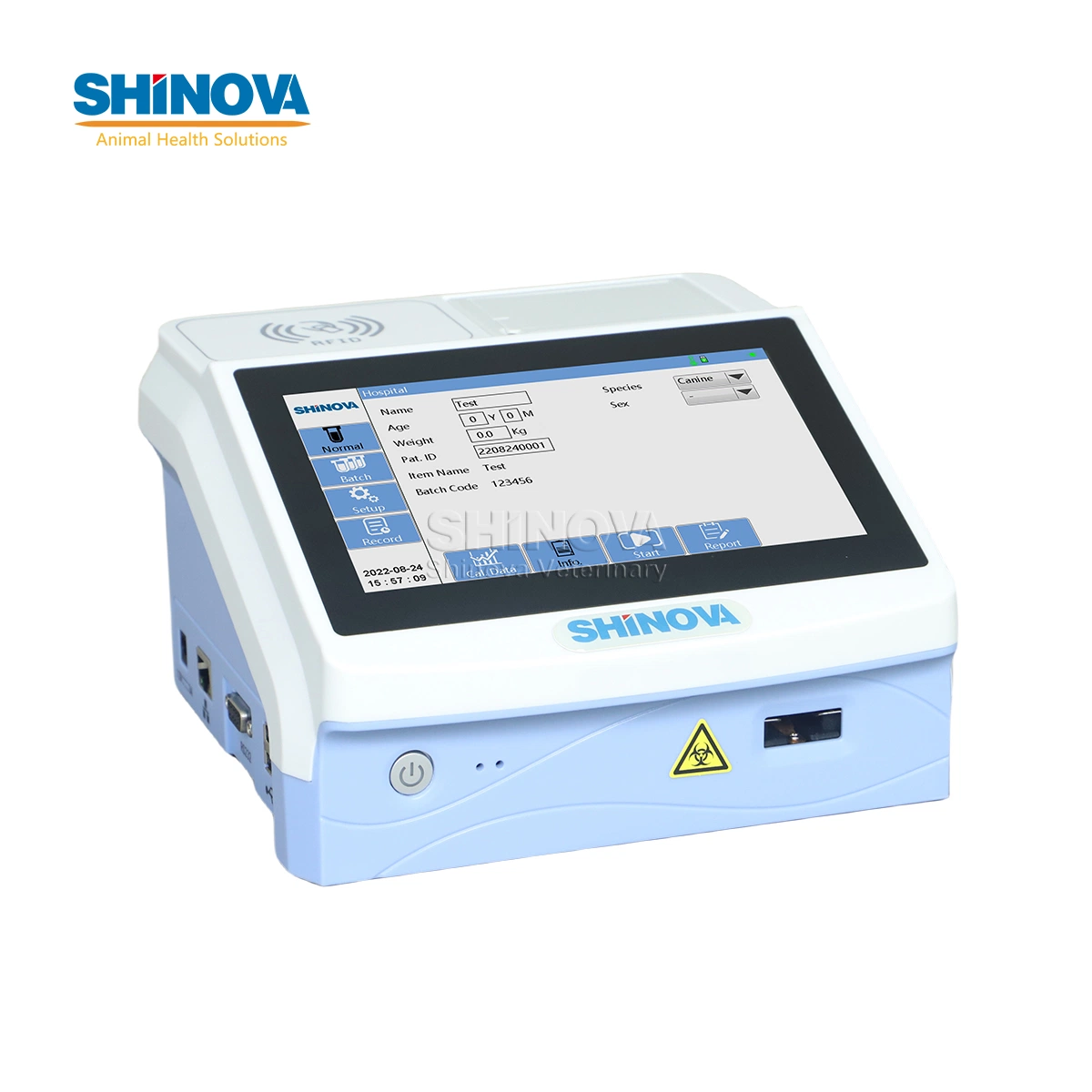 Shinova Touchscreen Veterinary Fluorescence Immunoassay Analyzer Veterinary Immunofluorescence Quantitative Analysator (FQ-100)