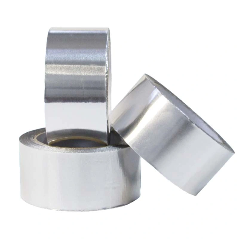 Adhesive Resistant Sealing HVAC Strong Without Liner Aluminum Foil Tape