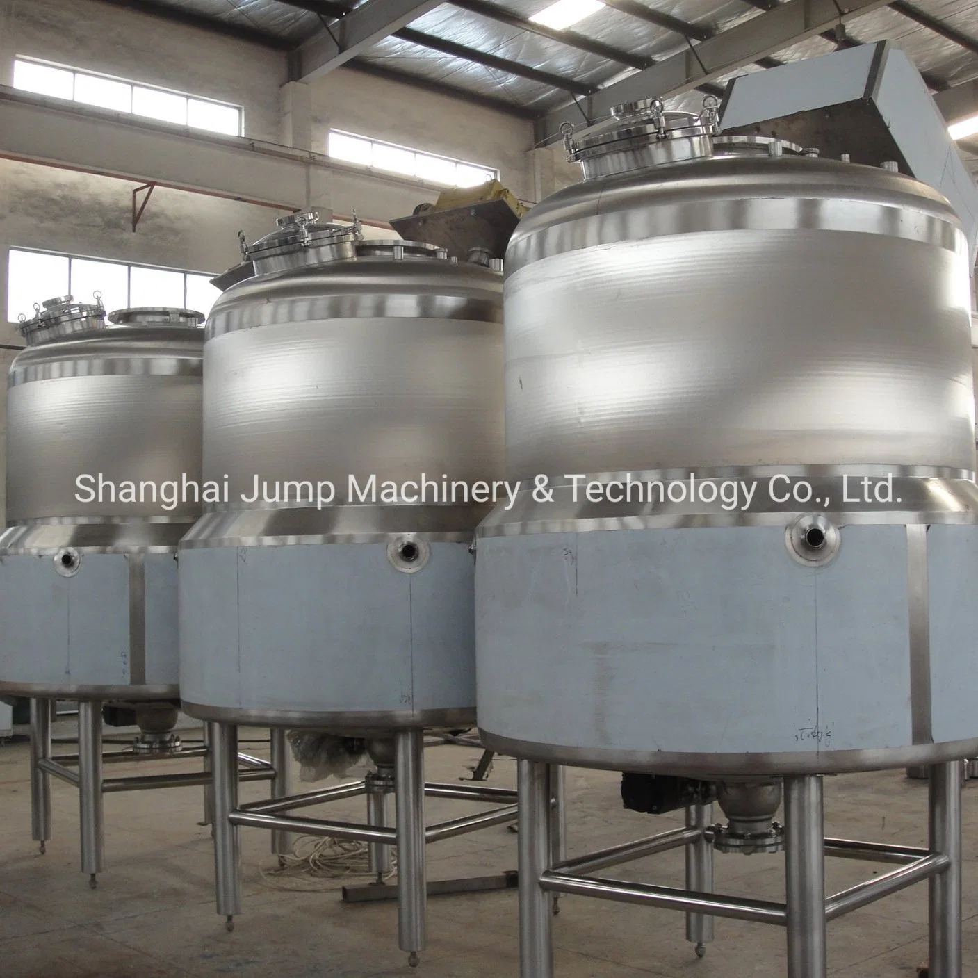 500-50000L SUS Fermentation Tank with Cooking Jacket