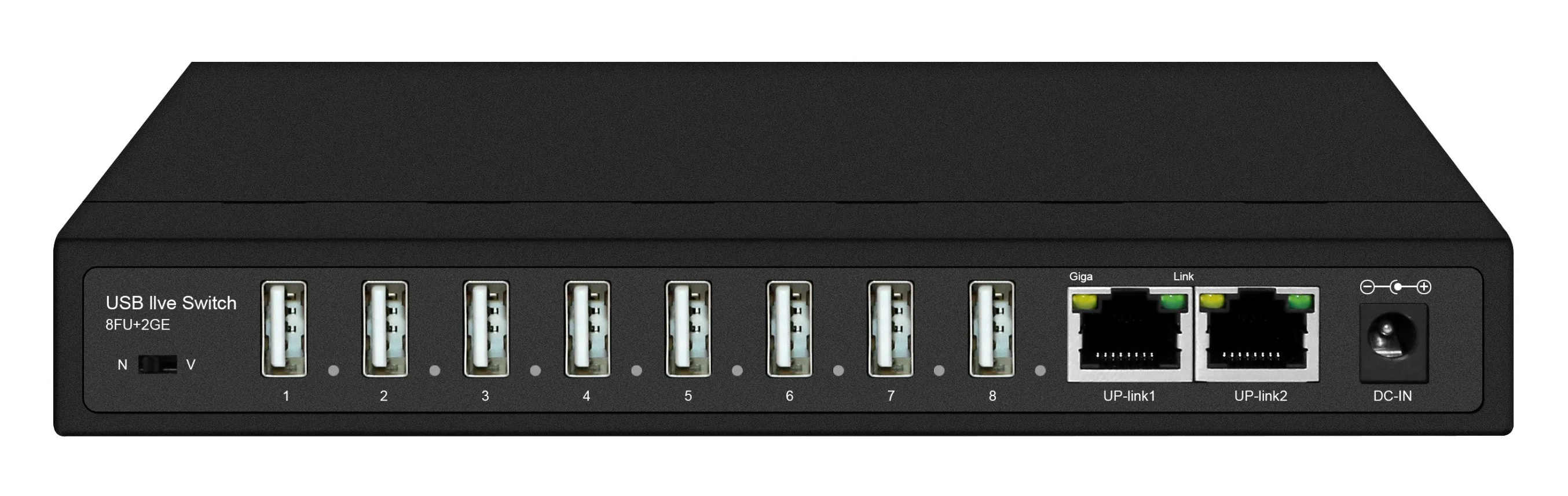 USB-zu-Ethernet-Switch mit 8 Anschlüssen