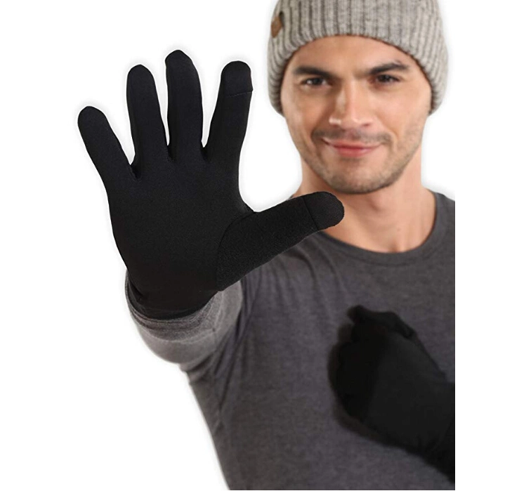 Plain la pantalla táctil para exteriores Windproof Guantes Guantes de deportes de invierno personalizado para adultos