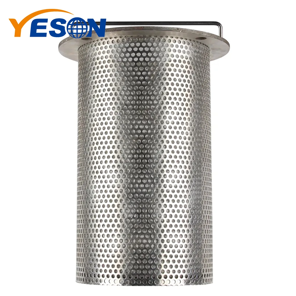 Metall Titan Perforated Wire Mesh Filter für Industrie