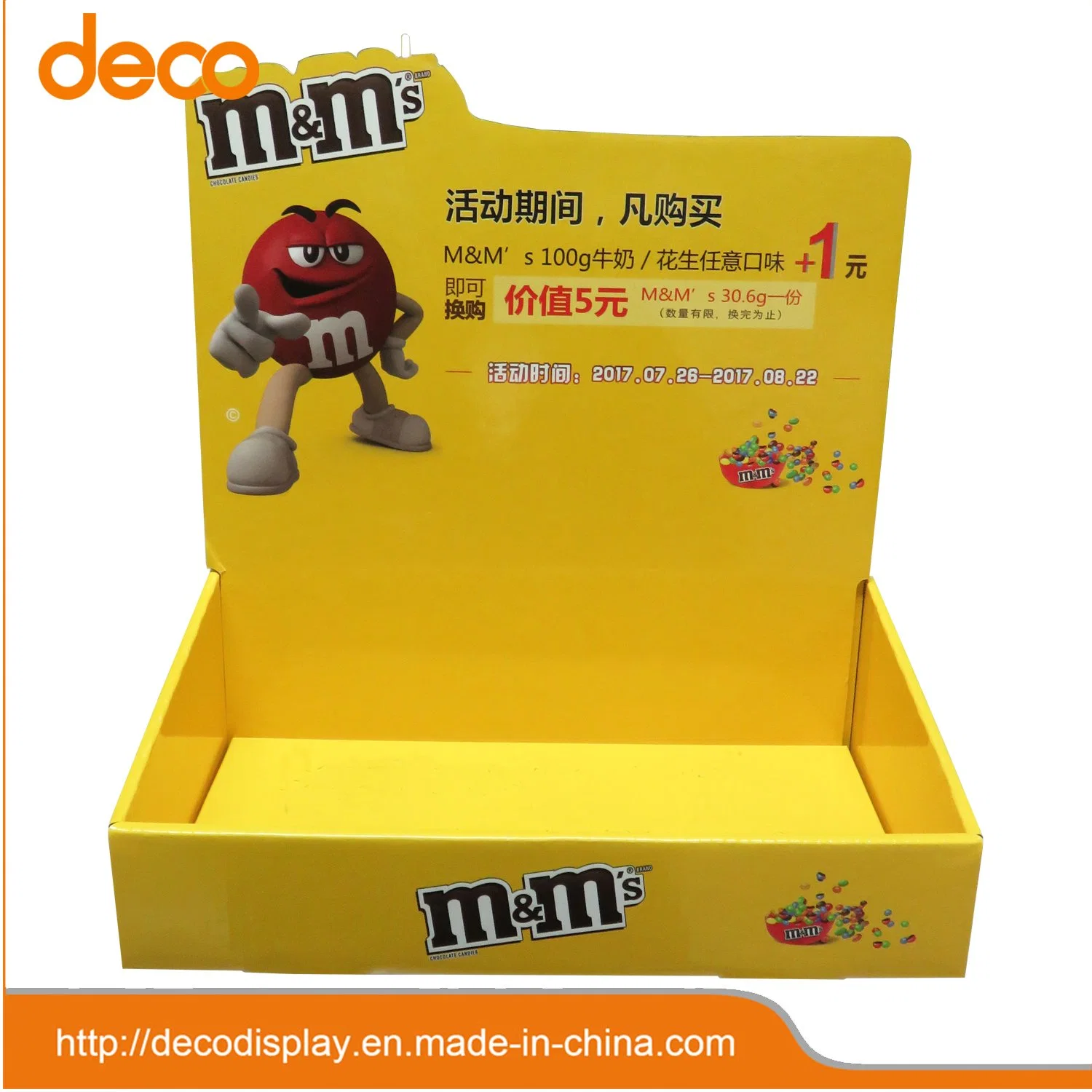 Chocolate Paper Box Cardboard Counter Top Retail Box
