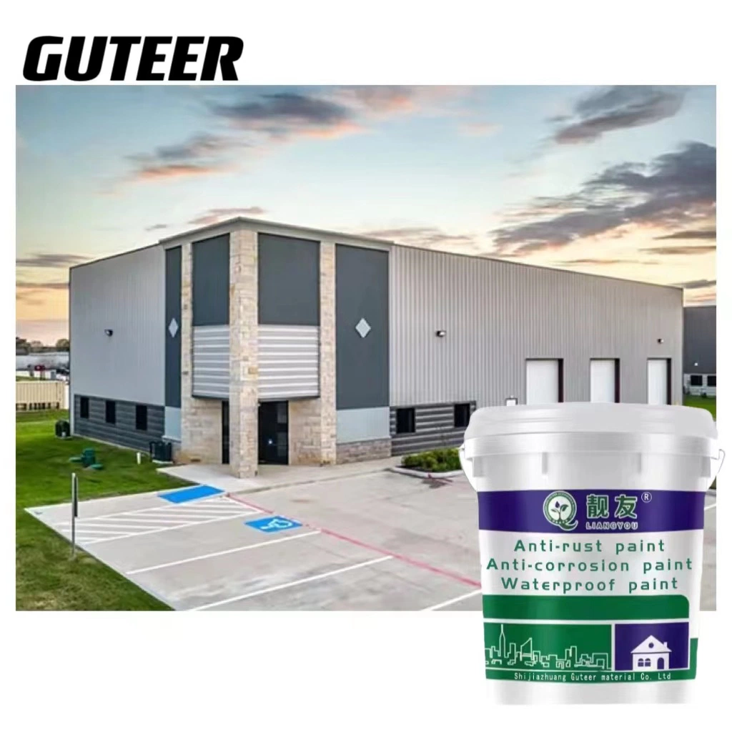 Water-Based Antirust Paint on The Surface of Steel Structure House Warehouse 20kg