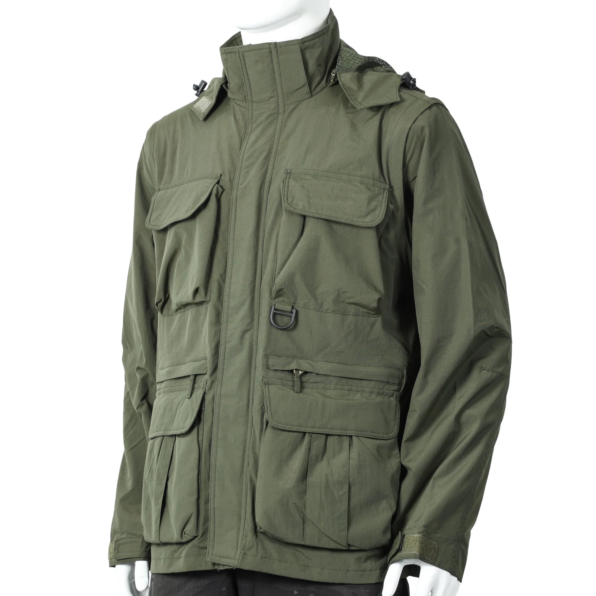 Dust-Proof Mens Olive Green Military Style Jacket Tactical Jackets for Men